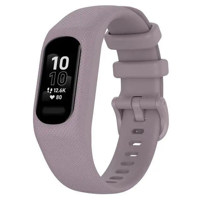 Alt view image 3 of 7 - Watch Band for Garmin Vivosmart 5, 3 Pack Soft Silicone Strap Sports Replacement Band Compatible with Vivosmart 5 for Women Men