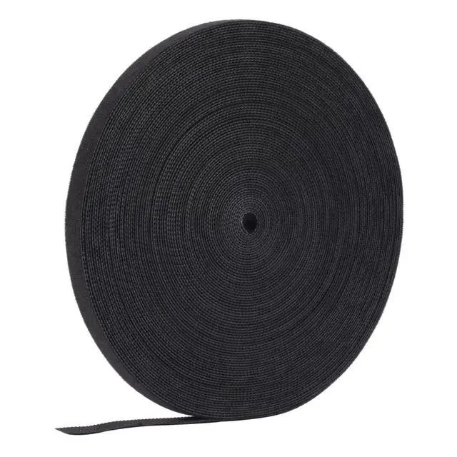 Alt view image 2 of 6 - Cable Ties Reusable Straps Cable Wire Management Roll Black Fastening Double Sided Hook and Loop Tape (1/2inch)