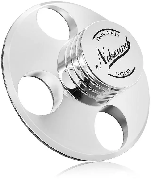 Alt view image 3 of 6 - STB-01 LP Vinyl Turntables Metal Disc Stabilizer Record Weight HiFi (Silver)