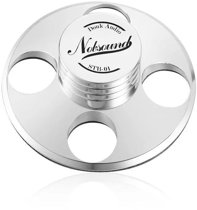 Alt view image 4 of 6 - STB-01 LP Vinyl Turntables Metal Disc Stabilizer Record Weight HiFi (Silver)