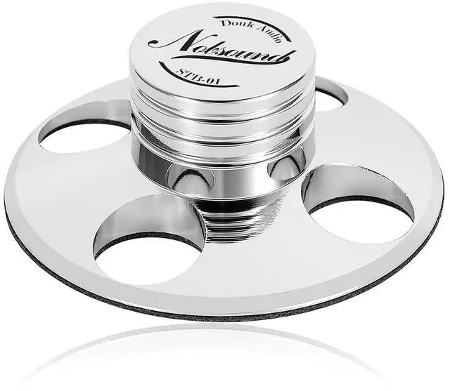 Alt view image 5 of 6 - STB-01 LP Vinyl Turntables Metal Disc Stabilizer Record Weight HiFi (Silver)