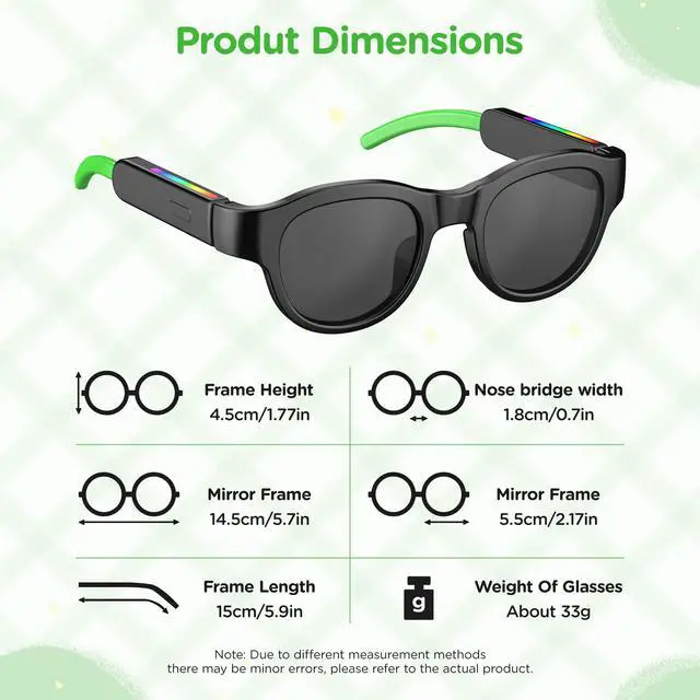 Alt view image 5 of 6 - Children's Smart Bluetooth Sunglasses
