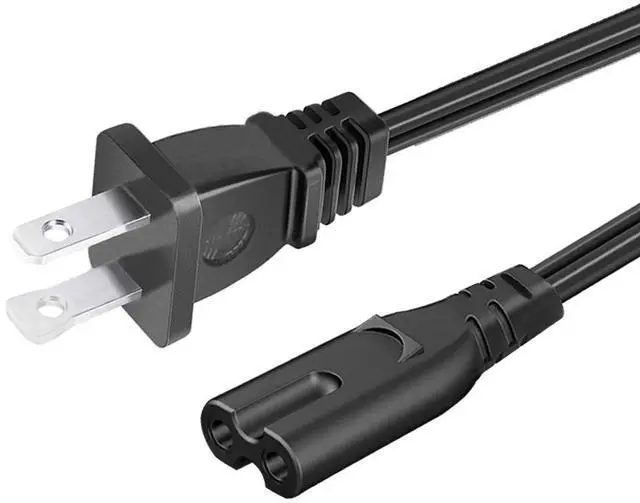 Main image of AC Power Cable 2 Prong Cord 8.2ft Replacement for Bell + Howell Light Bar | Replacement for Bell + Howell AC Power Cord, Direct Plug-In Replacement