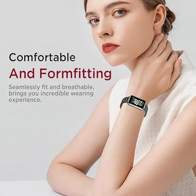 Alt view image 7 of 7 - Metal Strap for Samsung Galaxy Fit 3 Stainless Steel Bracelet Replacement Wristband