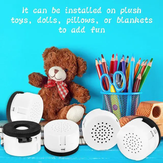 Alt view image 7 of 7 - 15 Pcs Voice Recorder for Stuffed Animal Recordable Sound Module Sound Recorder for Stuffed Toy with Playback Button Voice Recorder Button for Plush Toys DIY Crafts Gifts (60 Seconds)