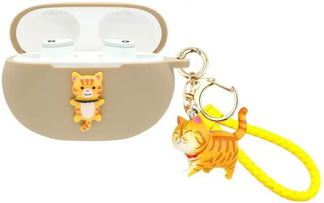 Main image of Cute Case for Beats Studio Buds Headphone,Silicone Protector Cover Compatible with Beats Studio Earbuds (Cat)