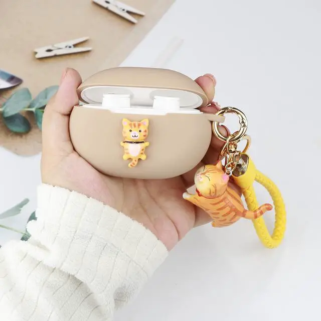 Alt view image 3 of 6 - Cute Case for Beats Studio Buds Headphone,Silicone Protector Cover Compatible with Beats Studio Earbuds (Cat)