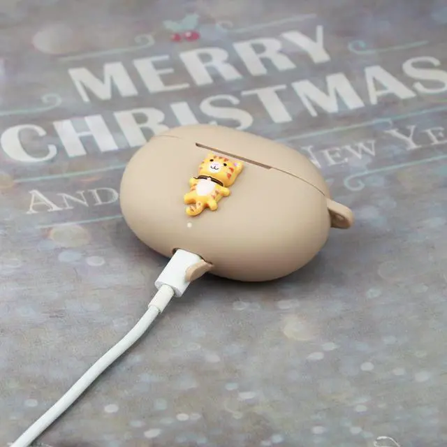 Alt view image 4 of 6 - Cute Case for Beats Studio Buds Headphone,Silicone Protector Cover Compatible with Beats Studio Earbuds (Cat)