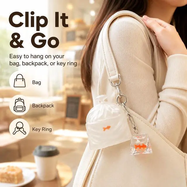 Alt view image 4 of 7 - 3D Funny Goldfish Bag Silicone Case Cover Compatible with AirPods 1/2/3/4 Generation, 3D Cartoon Earphone Protective Case for Airpods Pro/ Pro2 with Keychain (AirPods 3)