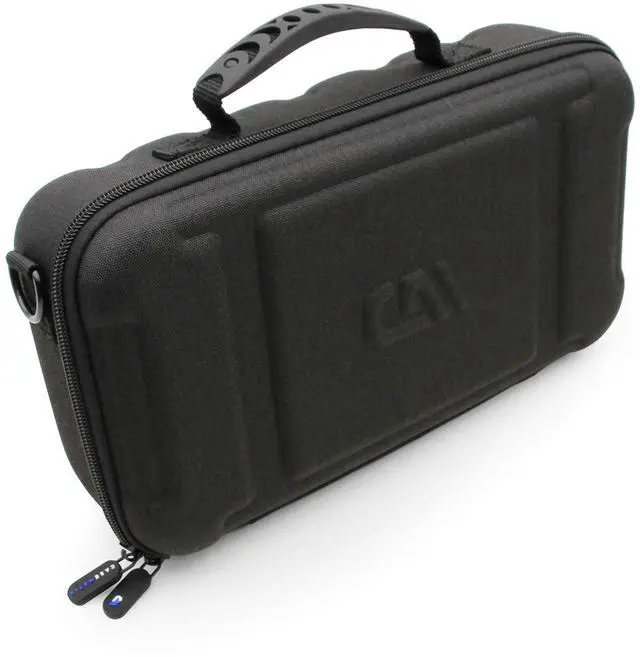 Alt view image 2 of 7 - Travel Case Compatible with Audio-technica AT-SB727 Portable Turntable Sound Burger Vinyl Record Player - Includes Carry Case Only with Handle and Shoulder Strap, Black