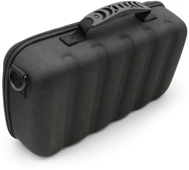 Alt view image 7 of 7 - Travel Case Compatible with Audio-technica AT-SB727 Portable Turntable Sound Burger Vinyl Record Player - Includes Carry Case Only with Handle and Shoulder Strap, Black