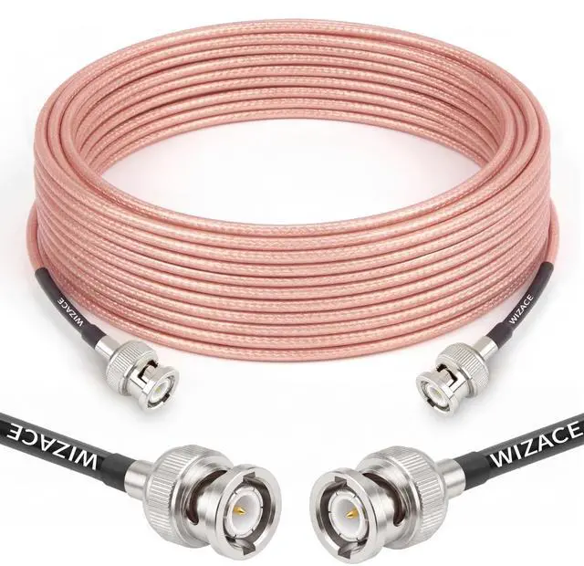 Main image of 35ft BNC Male to Male Cable, RG316 Low Loss BNC Male to Male Extension Coax Cable for Antenna Analyzer, CB Radio, Security CCTV Camera