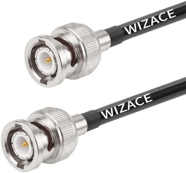 Alt view image 3 of 7 - 5ft BNC Male to Male Cable 2PCS, RG316 Low Loss BNC Male to Male Extension Coax Cable for Antenna Analyzer, CB Radio, Security CCTV Camera