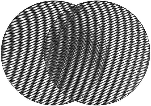 Main image of Universal 5.5 Inch Speaker Grills Mesh for Audio Subwoofer Black | 152x6.5mm Grille without Frame, Pack of 2