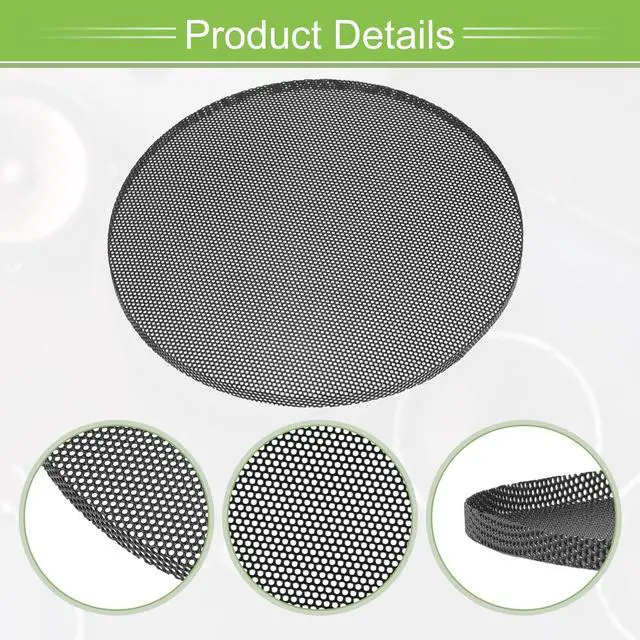 Alt view image 4 of 7 - Universal 5.5 Inch Speaker Grills Mesh for Audio Subwoofer Black | 152x6.5mm Grille without Frame, Pack of 2