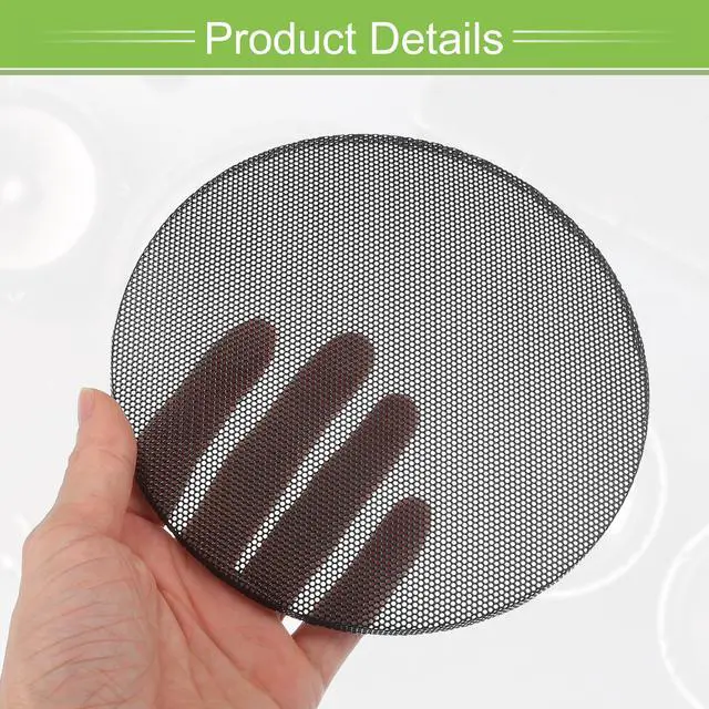 Alt view image 5 of 7 - Universal 5.5 Inch Speaker Grills Mesh for Audio Subwoofer Black | 152x6.5mm Grille without Frame, Pack of 2