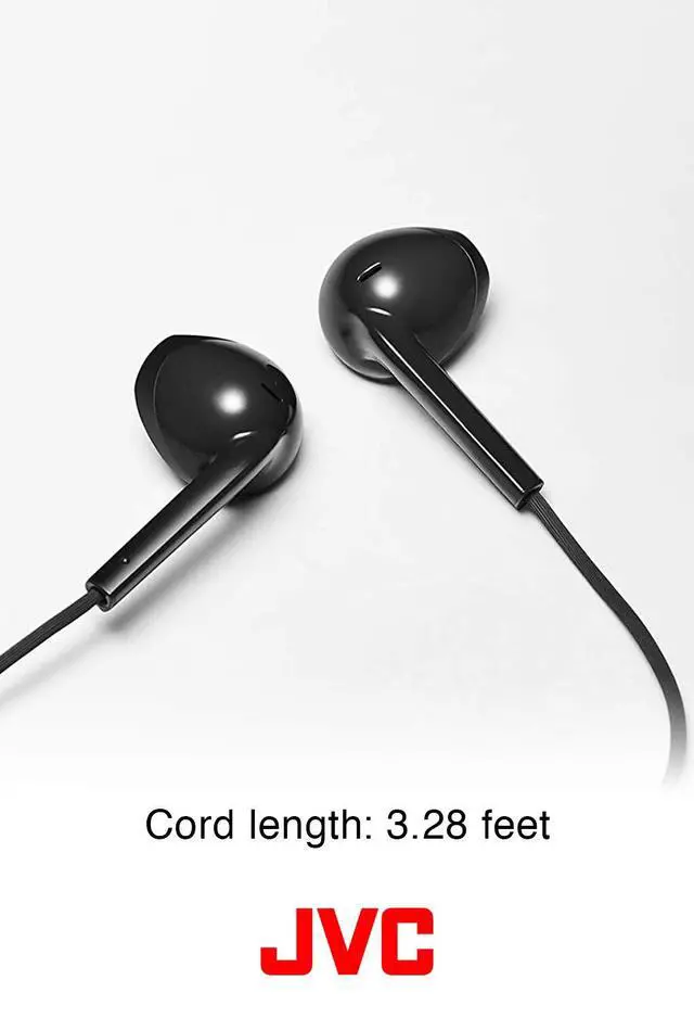 Alt view image 6 of 6 - HAF17MB Earbud Headphones with Mic and Remote - Black, Earbuds