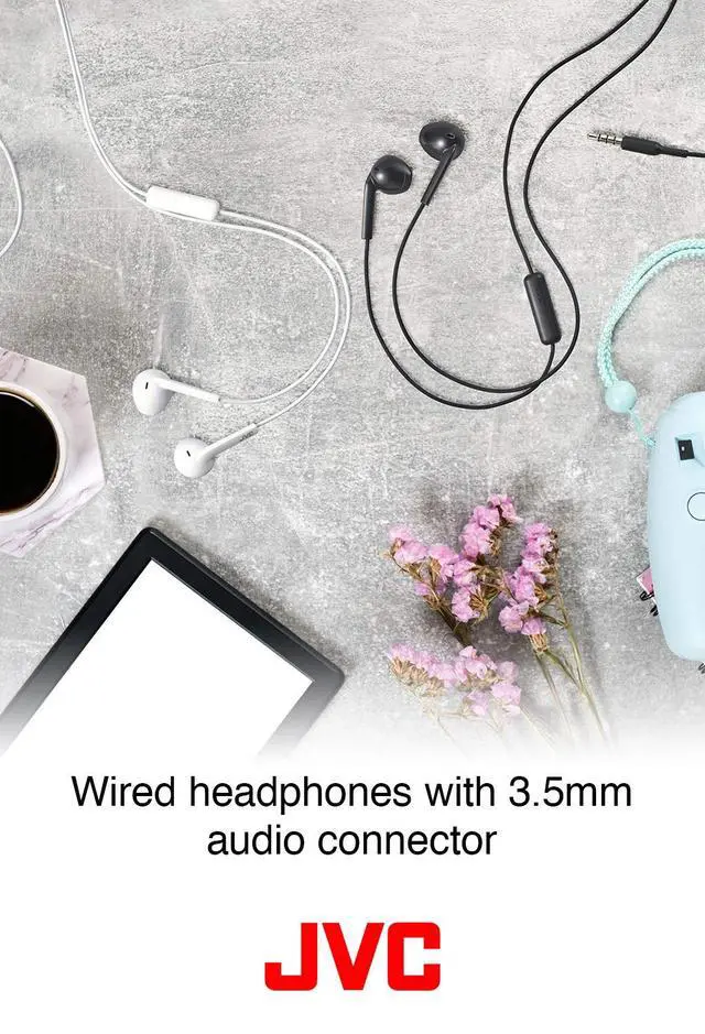 Alt view image 2 of 6 - HAF17MB Earbud Headphones with Mic and Remote - Black, Earbuds