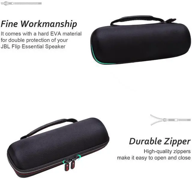 Alt view image 4 of 6 - Case for JBL Flip 4/3 or Flip Essential 2/1 or JBL Grip or Sonos Roam 2/1 Waterproof Portable Speaker, Gray