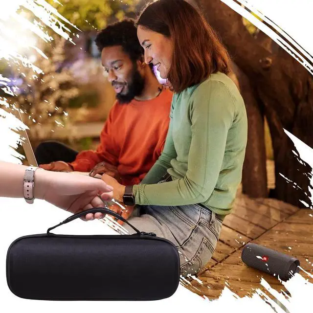 Alt view image 6 of 6 - Case for JBL Flip 4/3 or Flip Essential 2/1 or JBL Grip or Sonos Roam 2/1 Waterproof Portable Speaker, Gray
