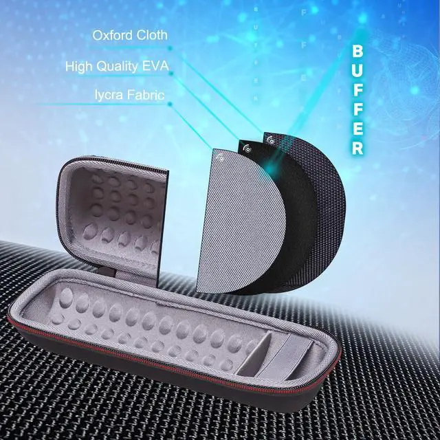 Alt view image 5 of 6 - Case for JBL Flip 4/3 or Flip Essential 2/1 or JBL Grip or Sonos Roam 2/1 Waterproof Portable Speaker, Gray