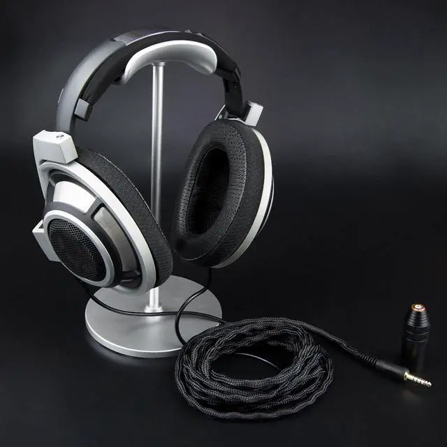 Alt view image 6 of 7 - Cable for Sennheiser HD800/HD800S/HD820 - XLR Plug | 6N OCC Copper + Silver-Plated OCC, 3 m/10 ft, 4.4 mm Plug & XLR Connector