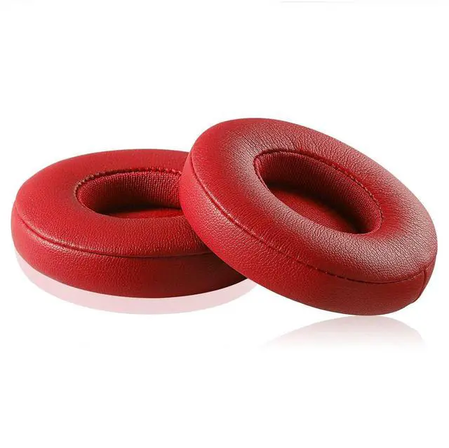 Alt view image 6 of 6 - Solo 2.0 Wired Replacement Earpads, Memory Foam Ear Cushion Cover for Beats Solo 2.0 Wired On Ear Headphones by Dr. Dre ONLY, (Does NOT FIT Solo 2.0/3.0 Wireless) (Red)