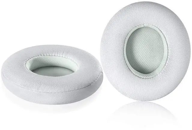 Main image of Solo 2.0 Wired Replacement Earpads, Memory Foam Ear Cushion Cover for Beats Solo 2.0 Wired On Ear Headphones by Dr. Dre ONLY, (Does NOT FIT Solo 2.0/3.0 Wireless) (White)