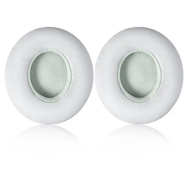 Alt view image 4 of 6 - Solo 2.0 Wired Replacement Earpads, Memory Foam Ear Cushion Cover for Beats Solo 2.0 Wired On Ear Headphones by Dr. Dre ONLY, (Does NOT FIT Solo 2.0/3.0 Wireless) (White)