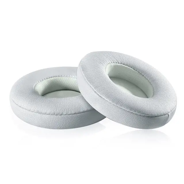 Alt view image 6 of 6 - Solo 2.0 Wired Replacement Earpads, Memory Foam Ear Cushion Cover for Beats Solo 2.0 Wired On Ear Headphones by Dr. Dre ONLY, (Does NOT FIT Solo 2.0/3.0 Wireless) (White)