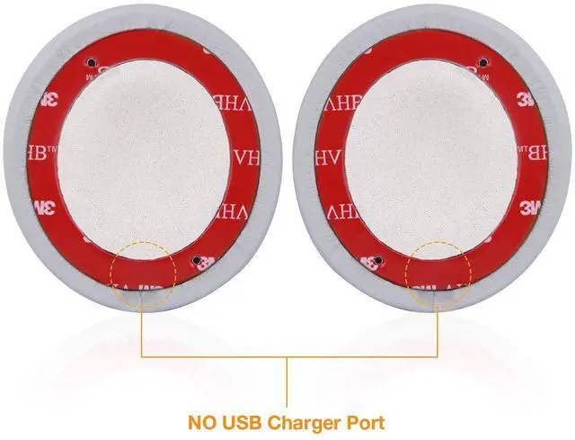 Alt view image 3 of 6 - Solo 2.0 Wired Replacement Earpads, Memory Foam Ear Cushion Cover for Beats Solo 2.0 Wired On Ear Headphones by Dr. Dre ONLY, (Does NOT FIT Solo 2.0/3.0 Wireless) (Grey)