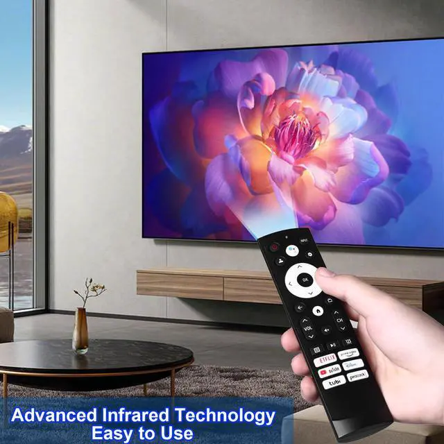 Alt view image 3 of 7 - Pack of 2 for Hisense TV Remote Replacement, Compatible with Hisense Google UHD ULED QLED 4K Smart TVs
