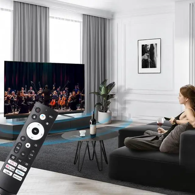 Alt view image 4 of 7 - Pack of 2 for Hisense TV Remote Replacement, Compatible with Hisense Google UHD ULED QLED 4K Smart TVs