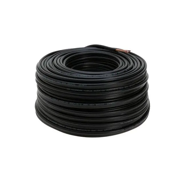 Alt view image 5 of 5 - 500ft RG59/U Siamese CCTV Cable 20AWG Coaxial + 18/2 Power Conductors, 95% Shielded Bulk Cable for Analog Security Camera Installations, Black
