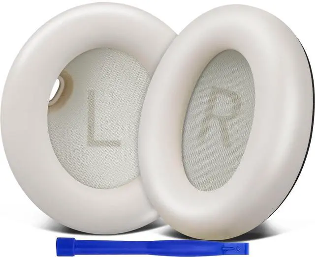 Main image of Earpads Replacement for Anker Soundcore Space One (S1) Headphones, Not for Space One Pro, Ear Pads Cushions with Softer Protein Leather, Noise Isolation Foam - Gold
