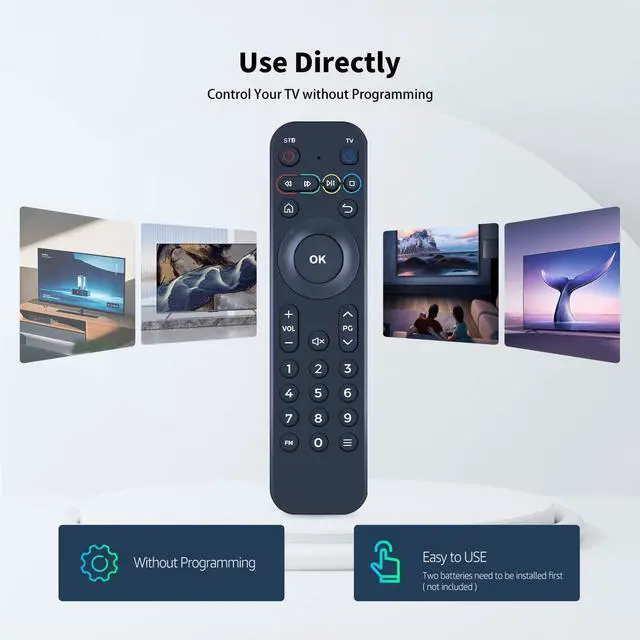 Alt view image 2 of 5 - Replacement Remote forTVIP tvip 405/416/525/605/705/706/SBOX 300 Box | Easy pairing,Responsive control