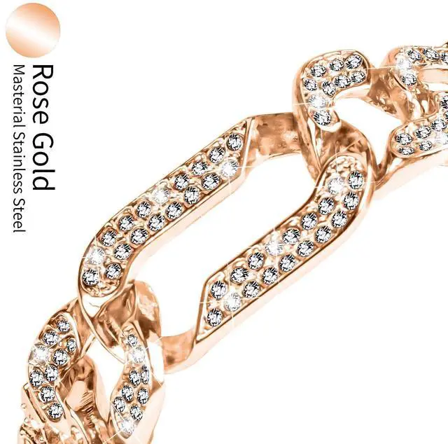 Alt view image 6 of 7 - Bling Metal Band Compatible with Fitbit Inspire 3, Luxury Stainless Steel Dressy Replacement Bracelet Strap, Adjustable Jewelry Wristband