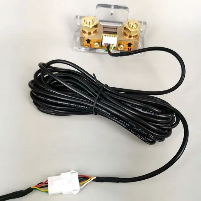 Alt view image 6 of 6 - Custom Cable for Battery Monitor 26 AWG With Connector Stranded Shielded Cable - 26 Feet