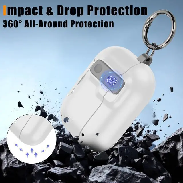 Alt view image 2 of 6 - Compatible with AirPods Pro 3 Case with Phone Stand, Precise Fit Design for Apple AirPods Pro 3rd Cover (White)