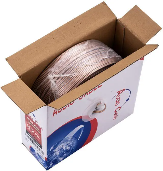 Alt view image 2 of 4 - Speaker Wire 12 Gauge 12/2 Conductors CCA (Copper Clad Aluminum) Transparent Low Voltage Clear Cable for Home Theater, Car Audio, LED and More 100ft