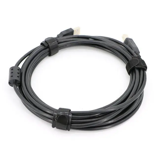 Alt view image 3 of 5 - 100pcs Reusable Fastening Cable Ties Adjustable Wire Management 8 Inch (Black)