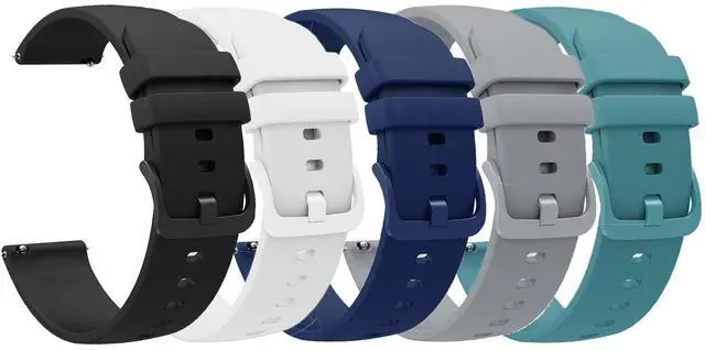Main image of Compatible for Withings Smartwatch Bands, 18mm, 20mm Quick Release New Soft Silicone Sport Replacement Straps for Women, Man, Wristband Accessories