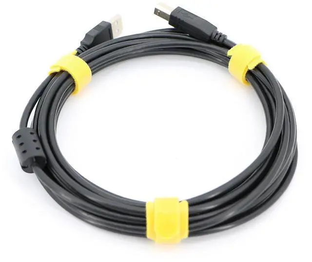 Alt view image 6 of 6 - 100pcs Reusable Fastening Cable Ties Adjustable Wire Management 8 Inch (Yellow)