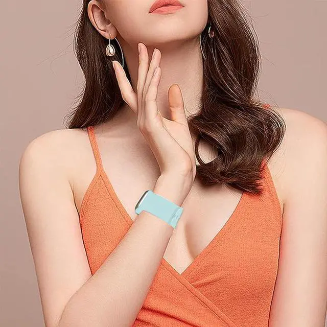 Alt view image 2 of 7 - Compatible with Dyurwa P97 Smart Watch Band, Classic Watch Bands Soft Silicone Bands Bracelet Sports Strap Compatible for Soudorv P97, Dyurwa P97 Smart Watch