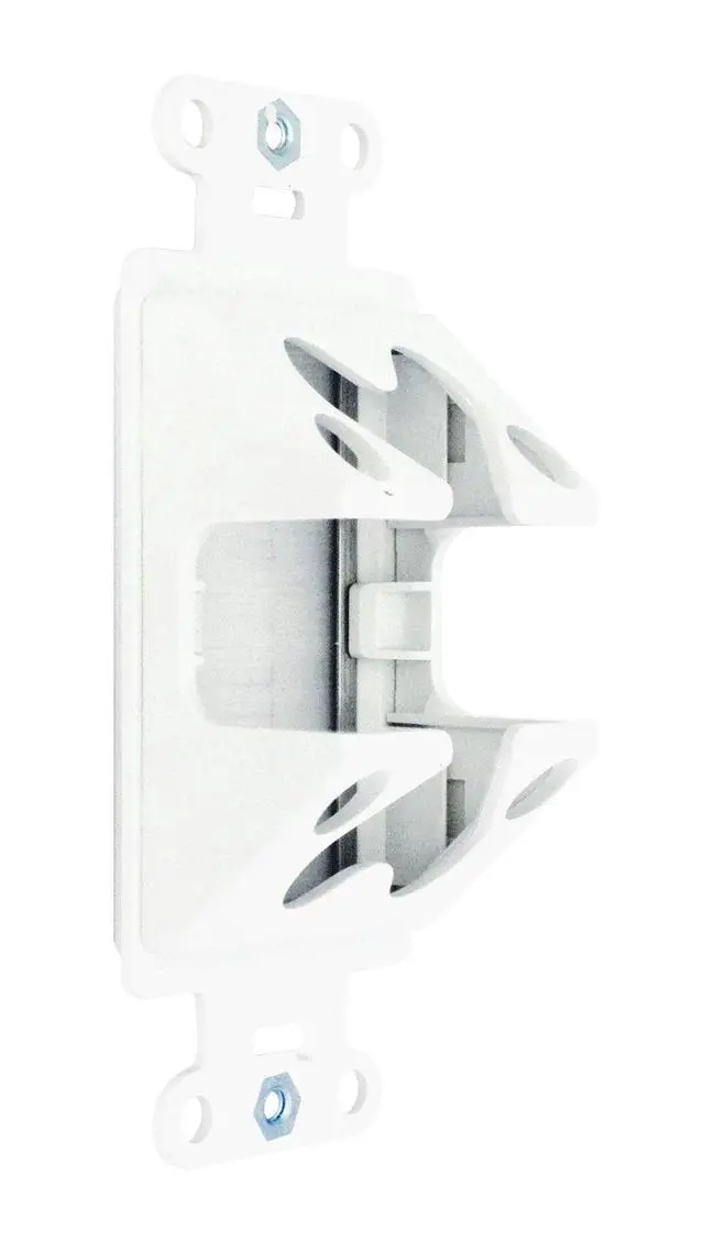 Alt view image 2 of 6 - Legrand - OnQ Cable Management Strap, Cable Access Strap Without Wall Plate, Cord Management Strap to Easily Hide Low Voltage Cables Behind the Wall, White, 1 Count, WP1014WH