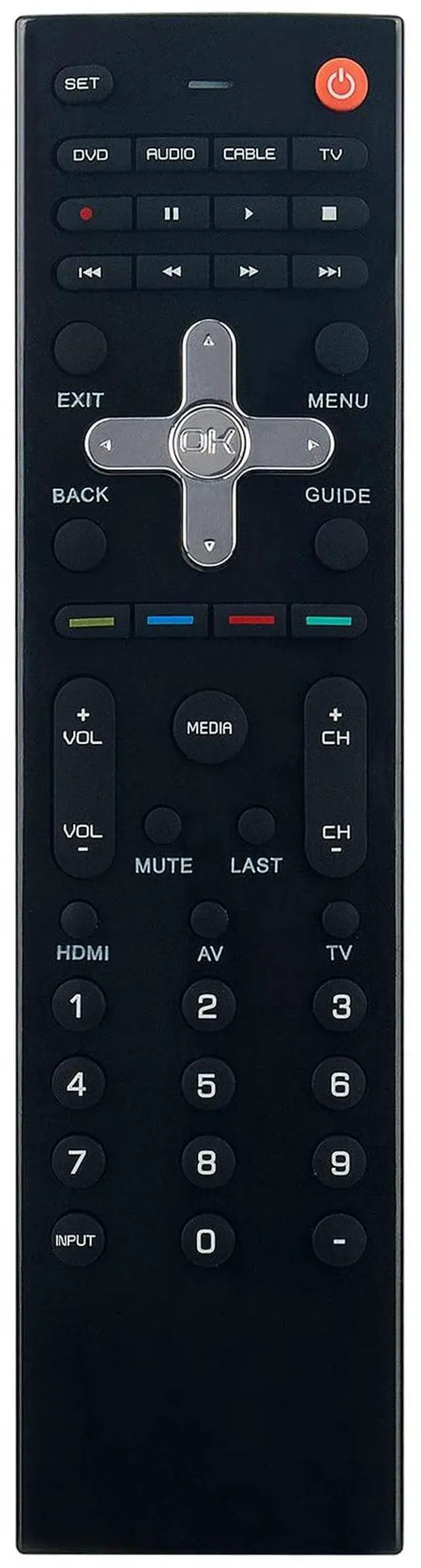 Main image of VUR12 Replacement Remote Control Applicable for Vizio LCD LED TV M420NV | M370NV M320NV M421NV M320NV-CA M420NV-CA