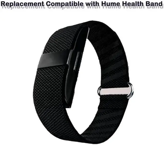 Alt view image 2 of 7 - Replacement Straps Compatible with Hume Health Band - Adjustable Soft Woven Nylon & Adjustable Clasp Buckle & Loop Closure for Secure, Strap Wristband for Hume Band Wristband Bracelet,All-Day Comfort