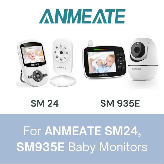 Alt view image 4 of 6 - 9.7ft Extra Long Cord for Hello Baby Monitor Charger fits HB6550, HB50 and More/iFamily SM650 / OKAIDI OD8050 / Blemil BL9052 / ANMEATE SM24, SM935E