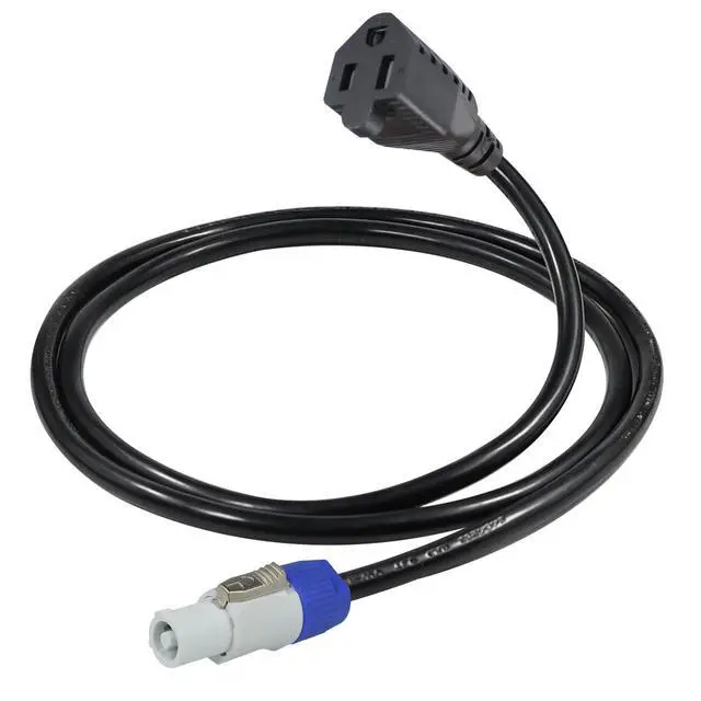 Main image of 3FT NEMA 5-15R to PowerCon Power Cable Cord,15A NAC3FCB Waterproof PowerCon Male Connector,3Prong Extension Cord for Stage Light/LED Screen (SJTW 16AWG)