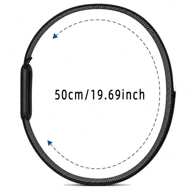 Alt view image 4 of 6 - Replacement Bicep Nylon Bands Compatible with Google Fitbit Air